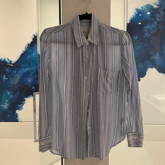 Rails Charli Button Up Shirt in Napoli Stripe - Picture 5 of 5